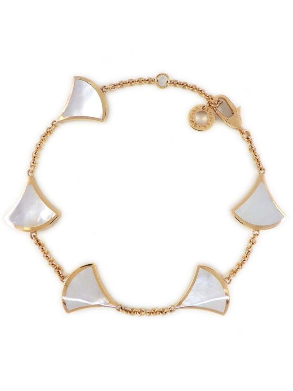 Bvlgari Bracelet Diva's Dream White Shell 18k Pink Gold